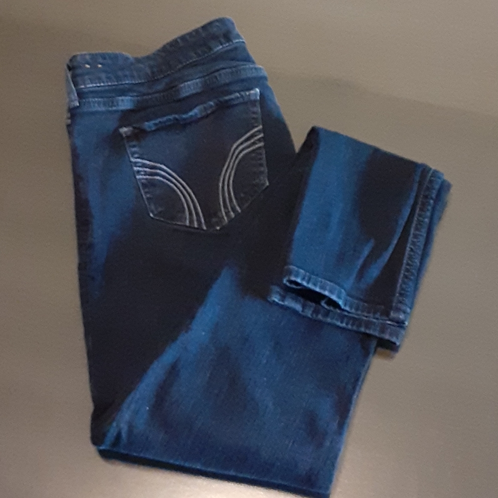 Dark wash denim jeans